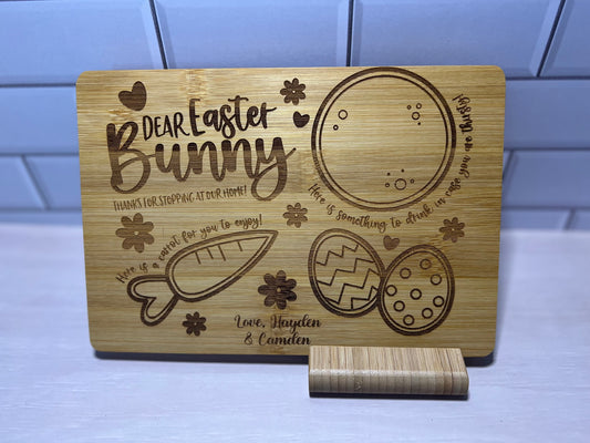 Personalized Easter Bunny Board