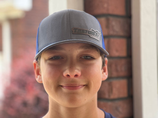 Hat with Leatherette Patch